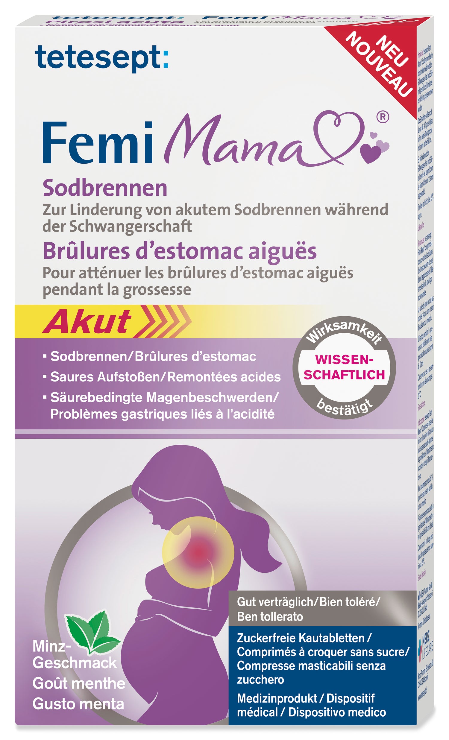 Femi Mama Sodbrennen Produktpackung